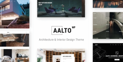 Aalto - Tema de arquitectura y diseño de interiores