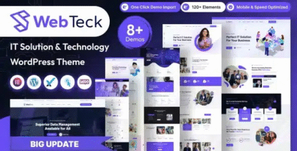 Webteck Tema de soluciones informáticas y tecnología