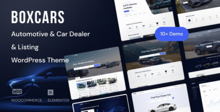 Boxcar - Automotive & Car Dealer WordPress Theme