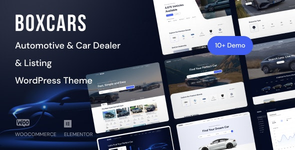 Boxcar - Automotive & Car Dealer WordPress Theme