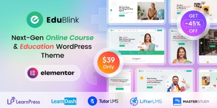 EduBlink: Versatile WordPress Theme for Education