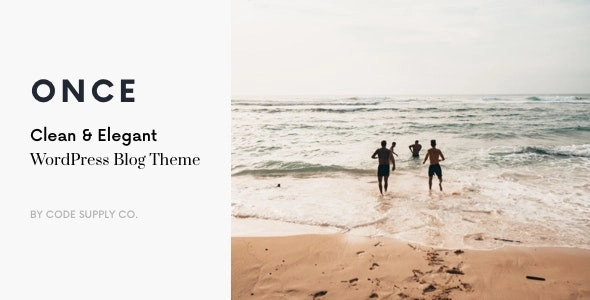 Once - Limpio y elegante WordPress Blog Theme