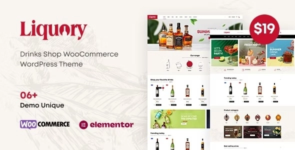 Liquory - Drinks Shop WooCommerce Theme