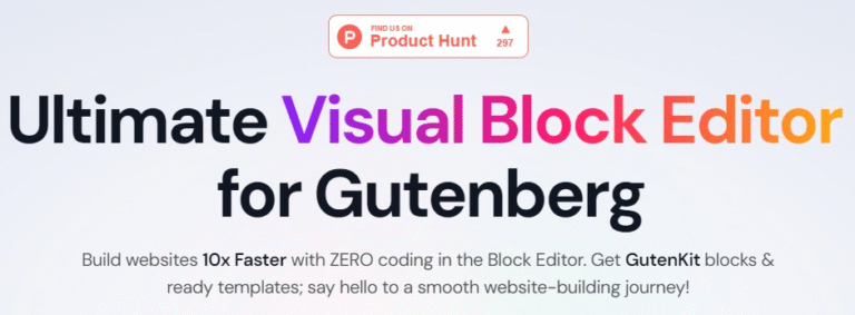 GutenKit - Constructor de páginas visual definitivo para bloques Gutenberg