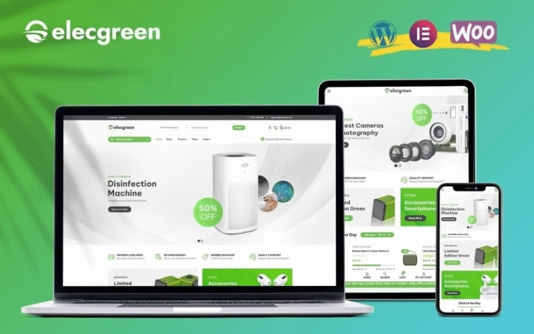 Elecgreen - Electrónica Multipropósito WooCommerce Tema