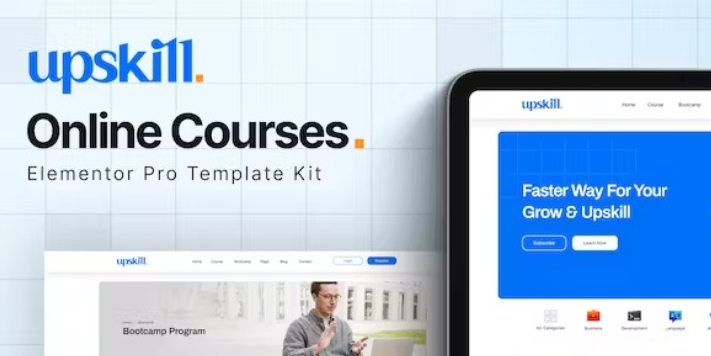 Upskill – Online Course Elementor Pro Template Upskill – Online Course Elementor Pro Template