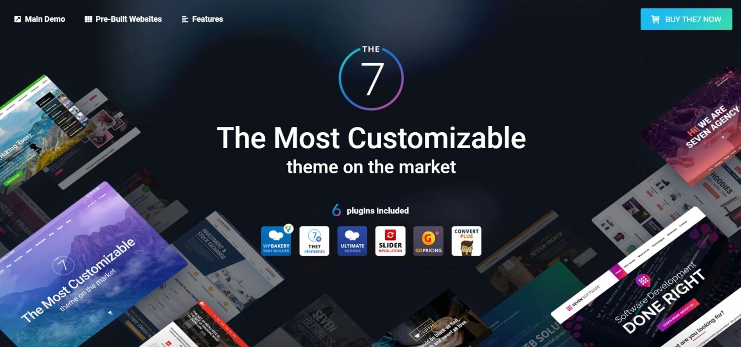 The7: Ultimate WordPress Theme for WPBakery The7: Ultimate WordPress Theme for WPBakery