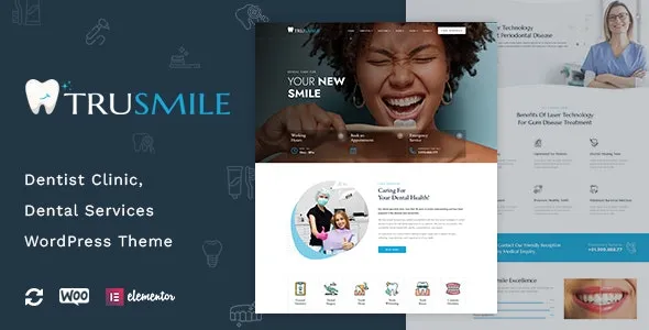 TruSmile - Dentista WordPress Tema