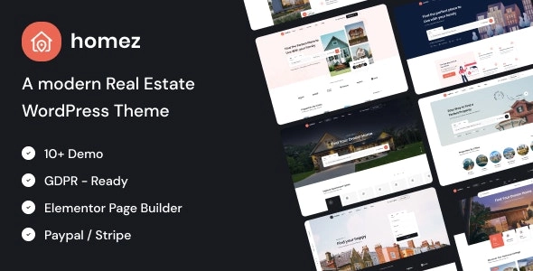 Homez - Tema de WordPress para inmobiliarias