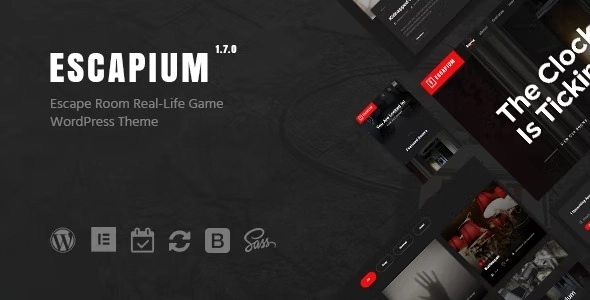 Escapium: Escape Room & Adventure WordPress Theme Escapium: Escape Room & Adventure WordPress Theme