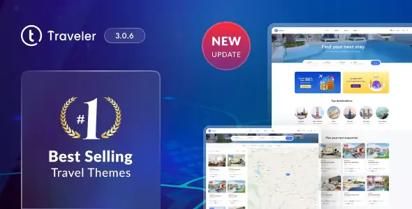 Traveler Travel Booking WordPress Theme