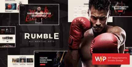 Rumble - Boxing & MMA WordPress Theme