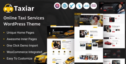 Taxiar – Online Taxi Service WordPress Theme