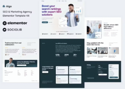 Algo - SEO & Marketing Agency Elementor Template Kit