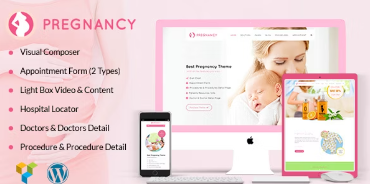 Embarazo - Médico WordPress Tema