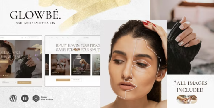 Glowbe - Nail & Beauty Salon WordPress Theme Glowbe - Nail & Beauty Salon WordPress Theme