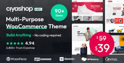 CiyaShop Tema WooCommerce Multipropósito