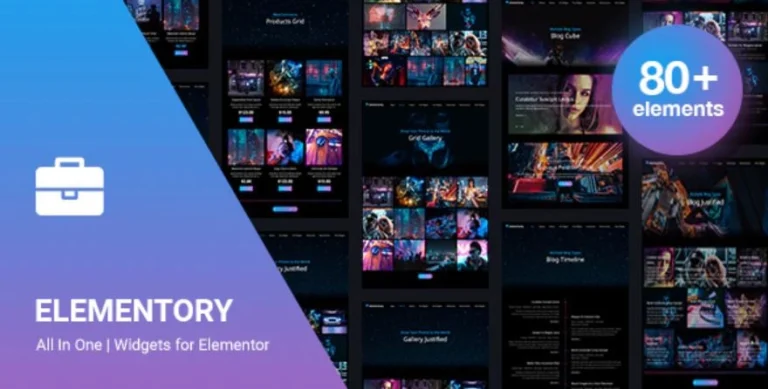 Elementory - Paquete de elementos para Elementor