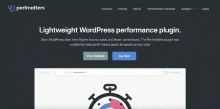 Perfmatters - Plugin ligero de rendimiento para WordPress