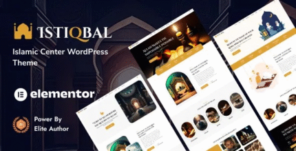 Istiqbal - Centro Islámico y Mezquita WordPress Tema