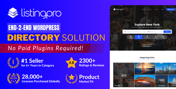 ListingPro - Directorio y Listado WordPress Tema