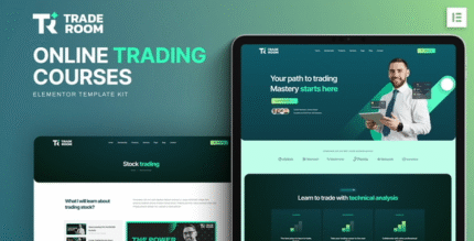 Traderoom Cursos de trading online Elementor Kit