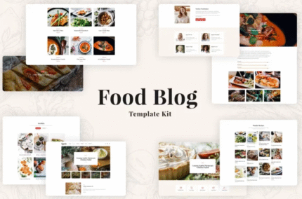 Especio - Plantilla Elementor para Blog de Comida