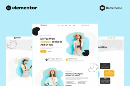 Felicity - SEO & Digital Marketing Elementor Pro Full Site Template