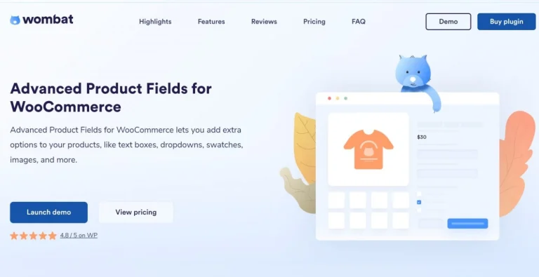 Advanced Product Fields Pro para WooCommerce