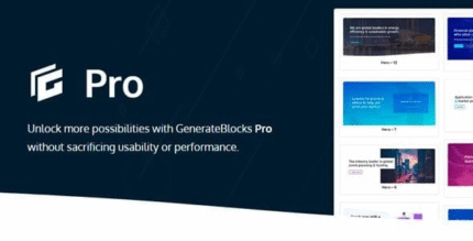Plugin GenerateBlocks Pro