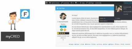 wpForo - Integración con myCRED