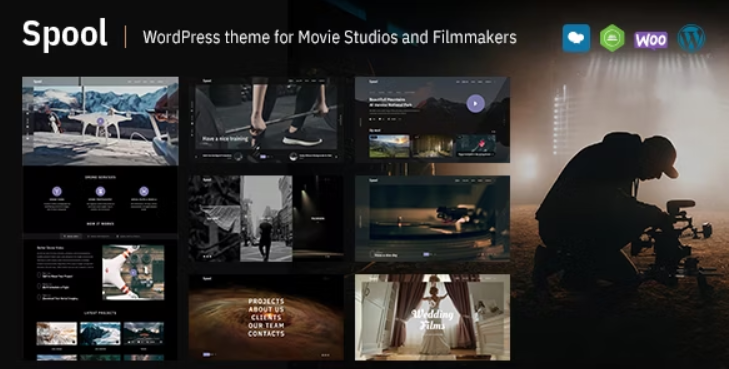 Spool - Movie Studios and Filmmakers Tema de WordPress