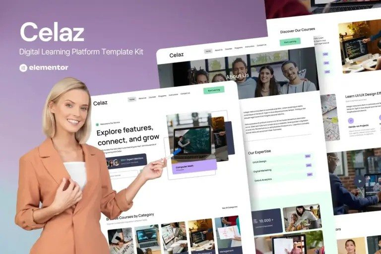 Celaz – Digital Learning Platform Website Elementor Kit Celaz – Digital Learning Platform Website Elementor Kit