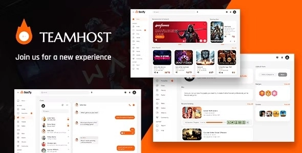 TeamHost - Comunidad de juegos y mercado digital
