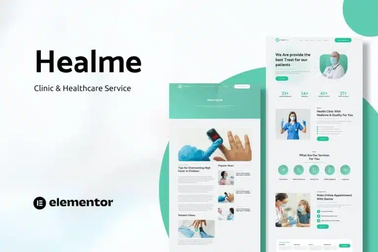 Healme – Clinic & Healthcare Service Elementor Template Healme – Clinic & Healthcare Service Elementor Template