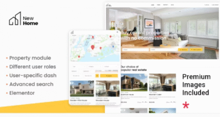 NewHome - Tema inmobiliario