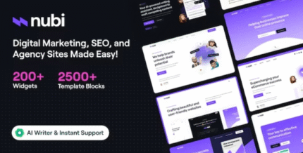 Nubi - Marketing digital y SEO WordPress Tema