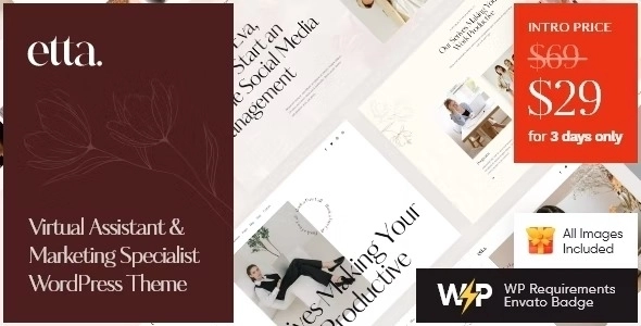 Etta – Virtual Assistant & Marketing Specialist WordPress Theme Etta – Virtual Assistant & Marketing Specialist WordPress Theme