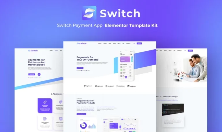 Switch - Payment App Plantilla Elementor Switch - Payment App Plantilla Elementor