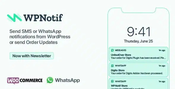WPNotif: WordPress SMS & WhatsApp Message Notifications WPNotif: WordPress SMS & WhatsApp Message Notifications