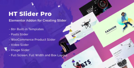 HT Slider Pro Para Elementor