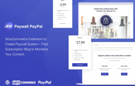Jeg Paywall Paypal – WooCommerce Extension