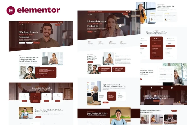 Timku – Virtual Assistant Business Elementor Template Timku – Virtual Assistant Business Elementor Template