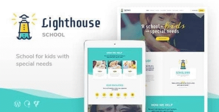 Lighthouse | Escuela para niños discapacitados con necesidades especiales Tema de WordPress