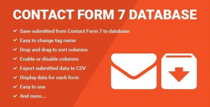 Formulario de contacto 7 Base de datos Pro