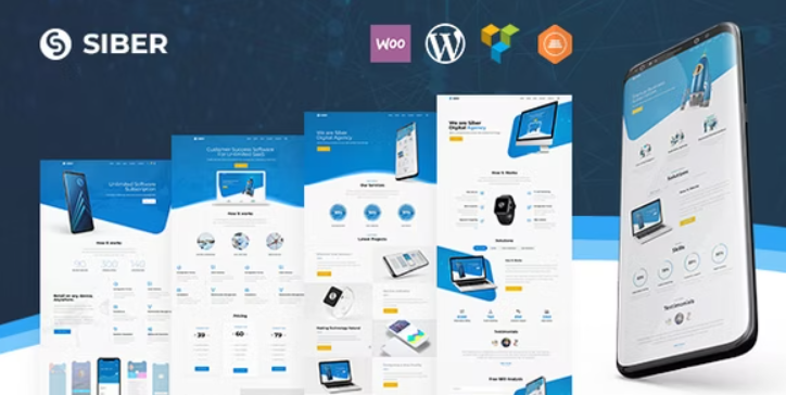 Siber – SaaS, Software & Mobile App WordPress Theme Siber – SaaS, Software & Mobile App WordPress Theme
