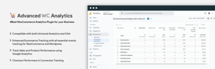 Google Analytics Dashboard for WooCommerce By Advanced WC Analytics Pro