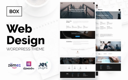 Box – Web Design Multipurpose Modern WordPress Elementor Theme WordPress Theme