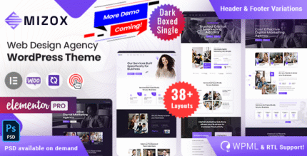Mizox – Web Design Agency WordPress