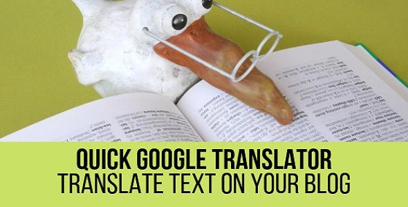 Quick Google Translator Quick Google Translator